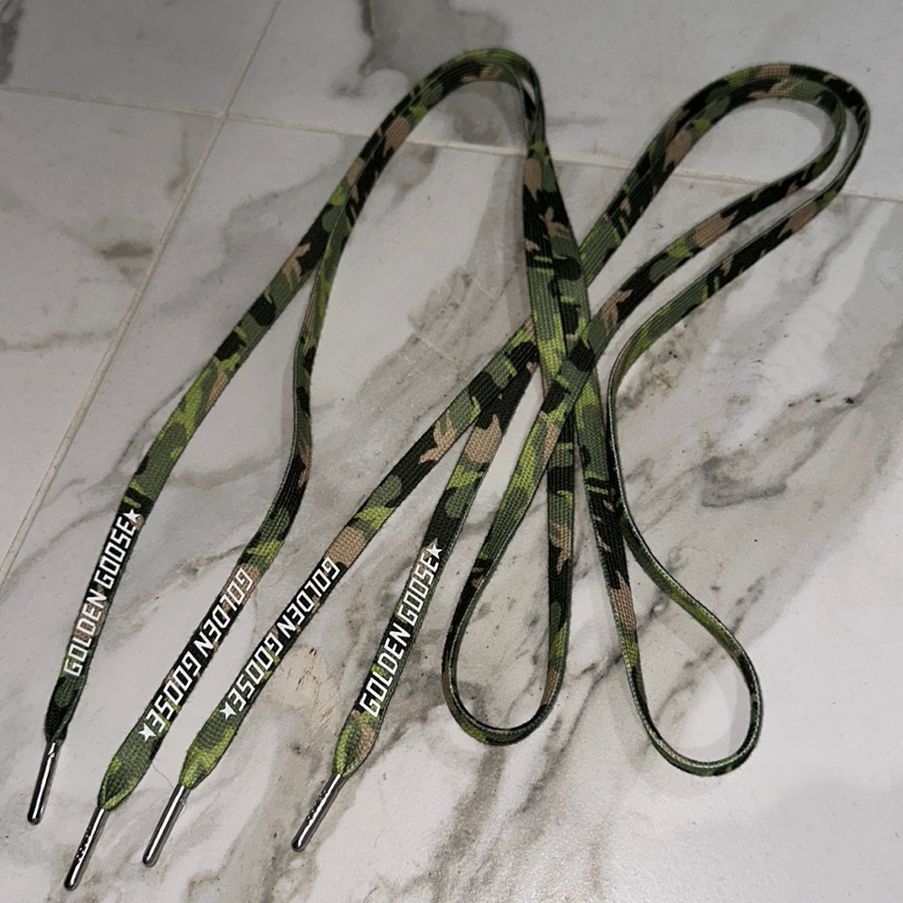 Golden goose shoes string laces NWOT